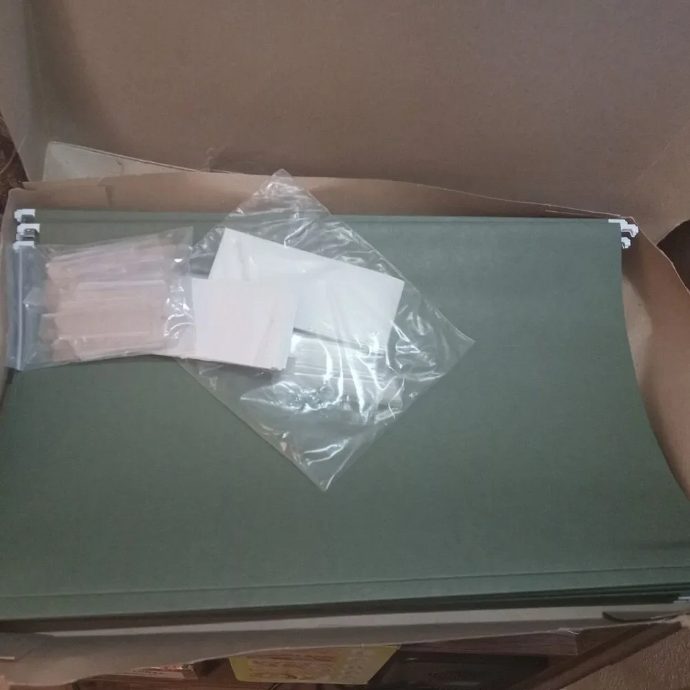 Hanging File Folder, With Tabs, Legal Size, Standard Green, 25 per Box (64155)